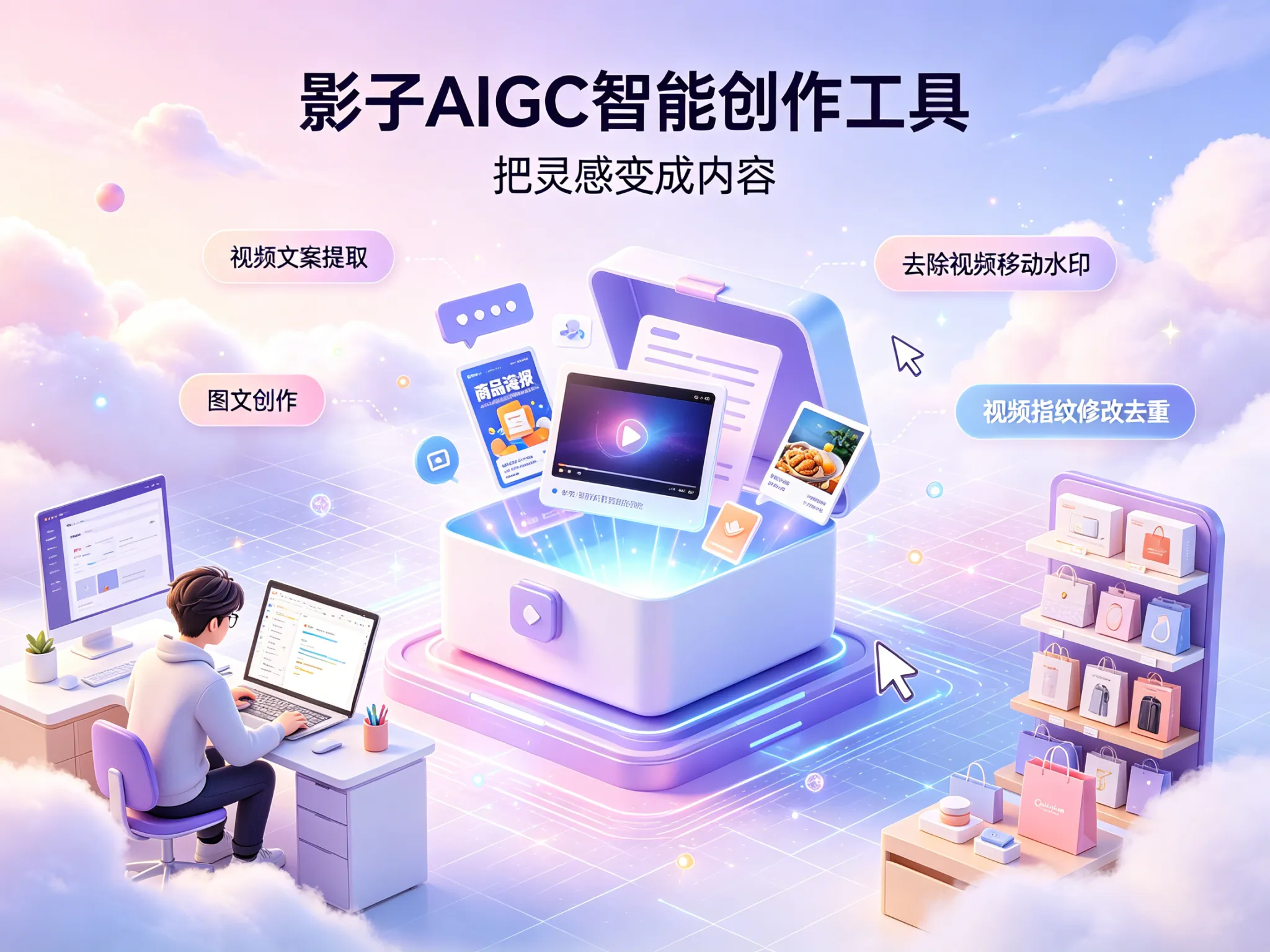 影子克隆-AI智能创作系统-自媒体一站式创作平台